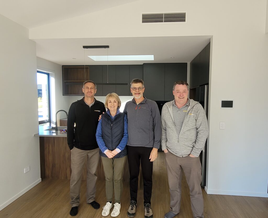 Stonewood Homes Wanaka hand-over